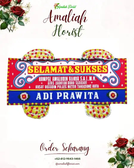 Papan Bunga Ucapan Selamat Tegalpanggung